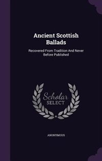 Couverture_Ancient Scottish Ballads