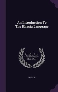 Couverture_An Introduction To The Khasia Language