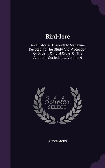 Front cover_Bird-lore