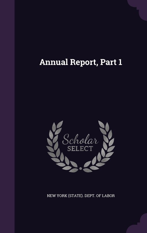 Annual Report, Part 1