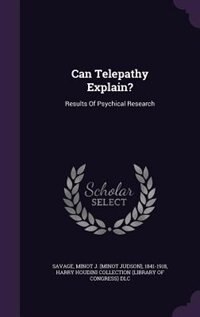 Front cover_Can Telepathy Explain?