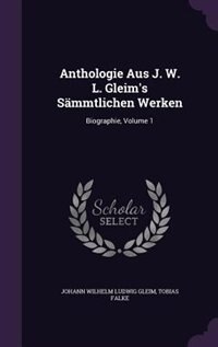 Front cover_Anthologie Aus J. W. L. Gleim's Sämmtlichen Werken
