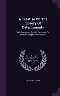 Front cover_A Treatise On The Theory Of Determinants