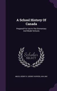 Front cover_A School History Of Canada