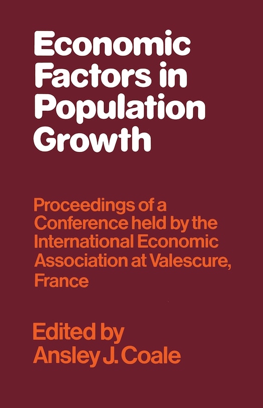 Couverture_Economic Factors In Population Growth