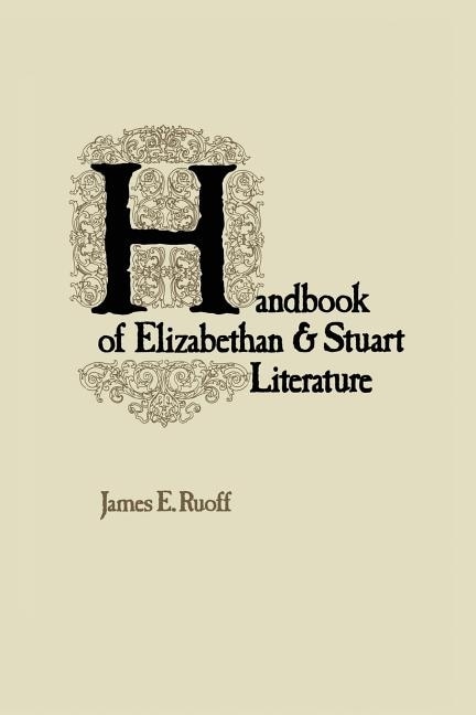 MacMillan's Handbook of Elizabethan & Stuart Literature