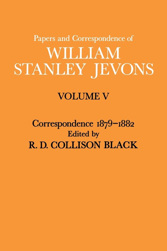 Couverture_Papers and Correspondence of William Stanley Jevons