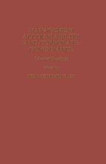 Front cover_Management Accountability And Corporate Governance