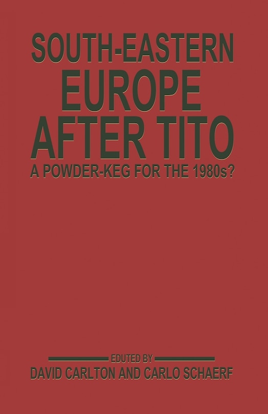 Front cover_South-eastern Europe After Tito