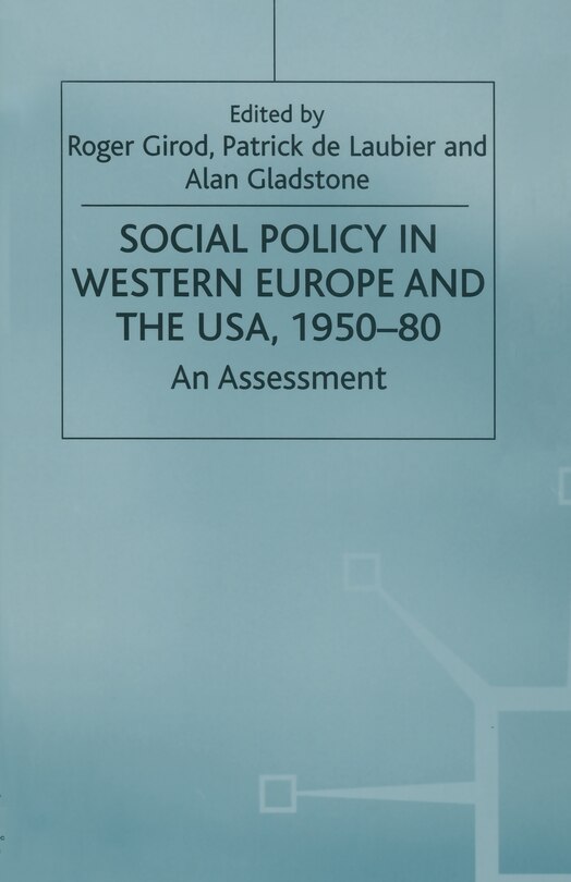 Couverture_Social Policy In Western Europe And The Usa, 1950-80