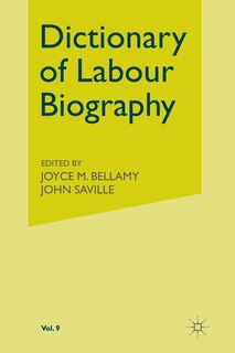 Front cover_Dictionary Of Labour Biography