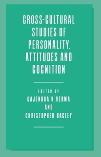 Front cover_Cross-cultural Studies Of Personality, Attitudes And Cognition
