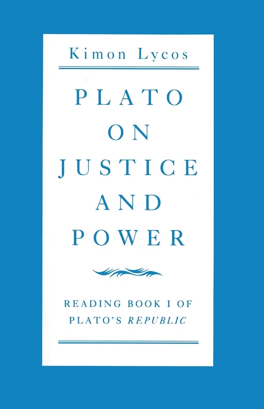 Couverture_Plato On Justice And Power