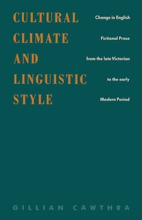 Front cover_Cultural Climate And Linguistic Style