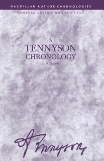 Couverture_A Tennyson Chronology
