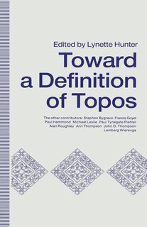 Front cover_Towards A Definition Of Topos