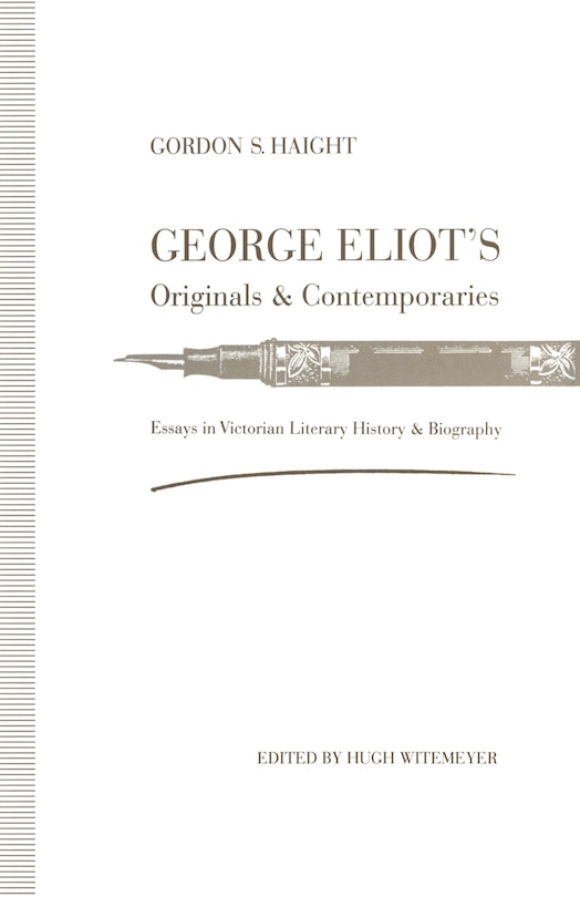 Front cover_George Eliot's Originals And Contemporaries