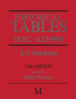 Front cover_Historical Tables 58 Bc - Ad 1990