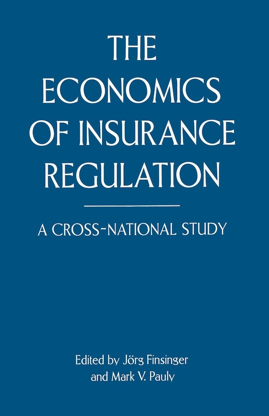 Couverture_The Economics Of Insurance Regulation