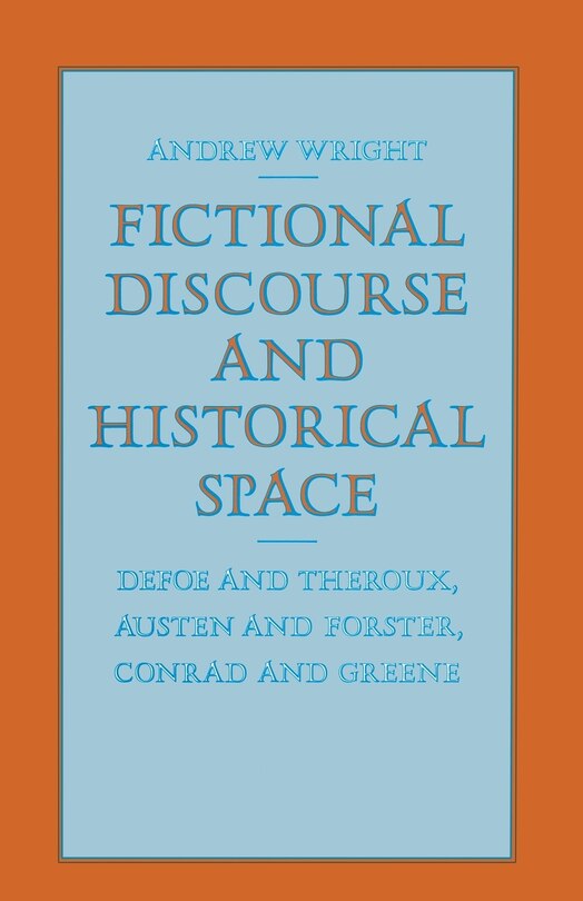 Couverture_Fictional Discourse And Historical Space