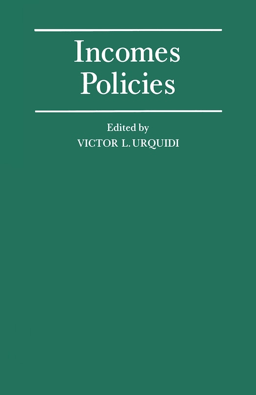 Front cover_Incomes Policies