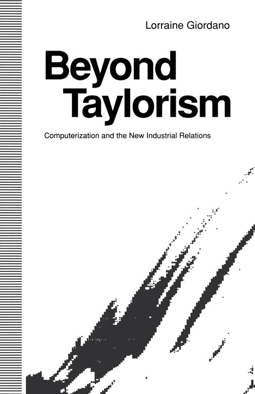 Front cover_Beyond Taylorism