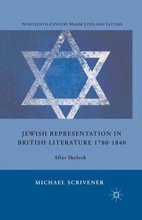 Couverture_Jewish Representation In British Literature 1780-1840