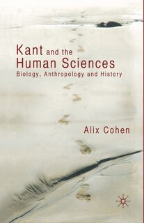 Front cover_Kant And The Human Sciences