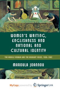 Front cover_Women's Writing, Englishness and National and Cultural Identity