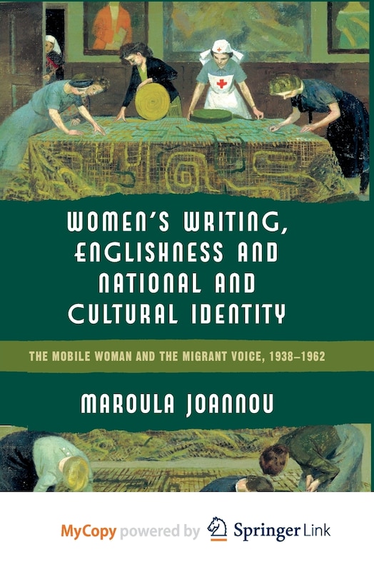 Front cover_Women's Writing, Englishness and National and Cultural Identity