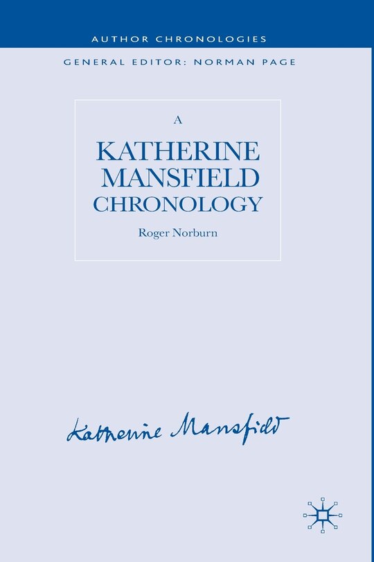Couverture_A Katherine Mansfield Chronology