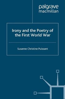 Couverture_Irony And The Poetry Of The First World War
