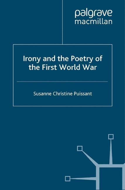 Couverture_Irony And The Poetry Of The First World War