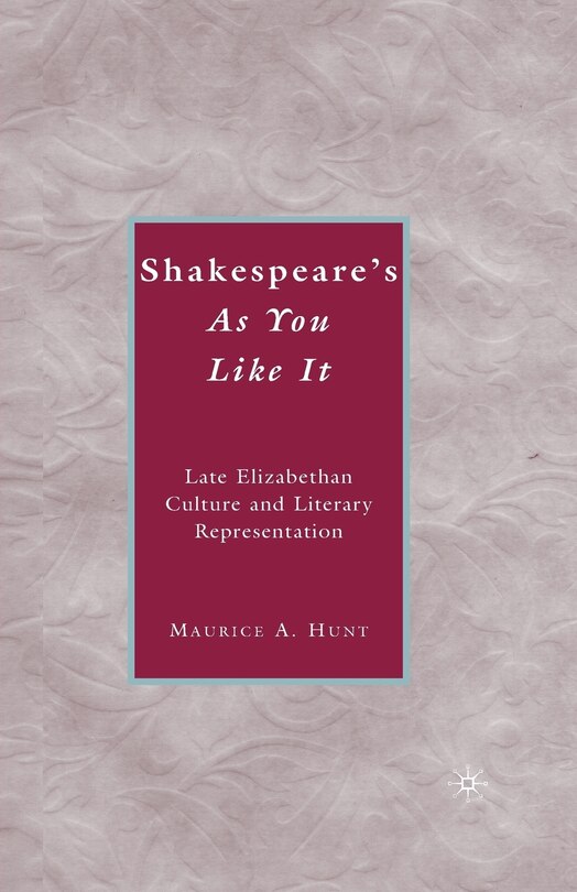 Front cover_Shakespeare's As You Like It
