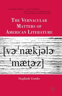 Front cover_The Vernacular Matters Of American Literature