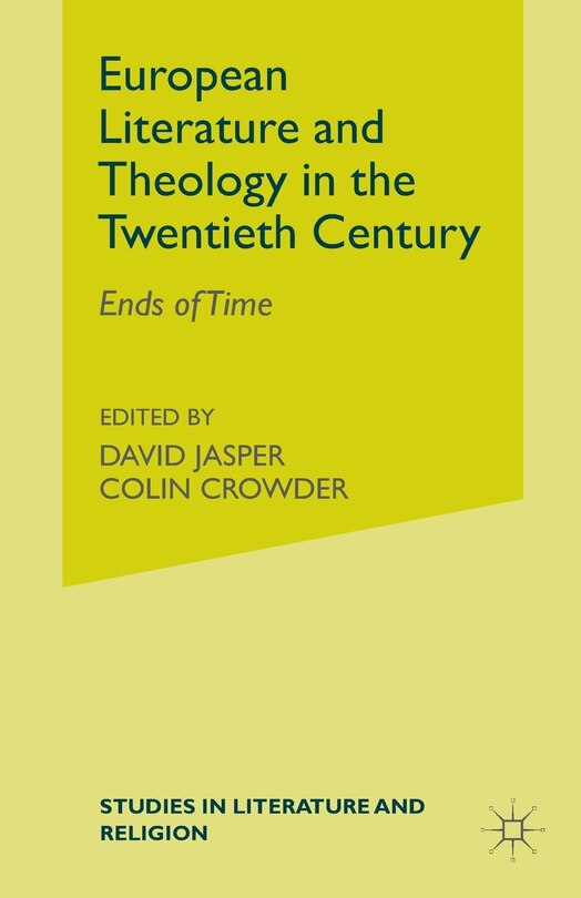 Front cover_European Literature And Theology In The Twentieth Century