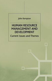 Couverture_Human Resource Management And Development