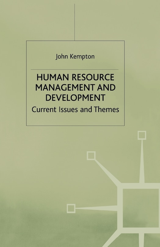 Couverture_Human Resource Management And Development
