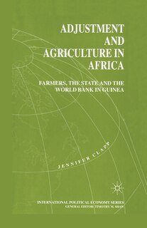 Front cover_Adjustment And Agriculture In Africa