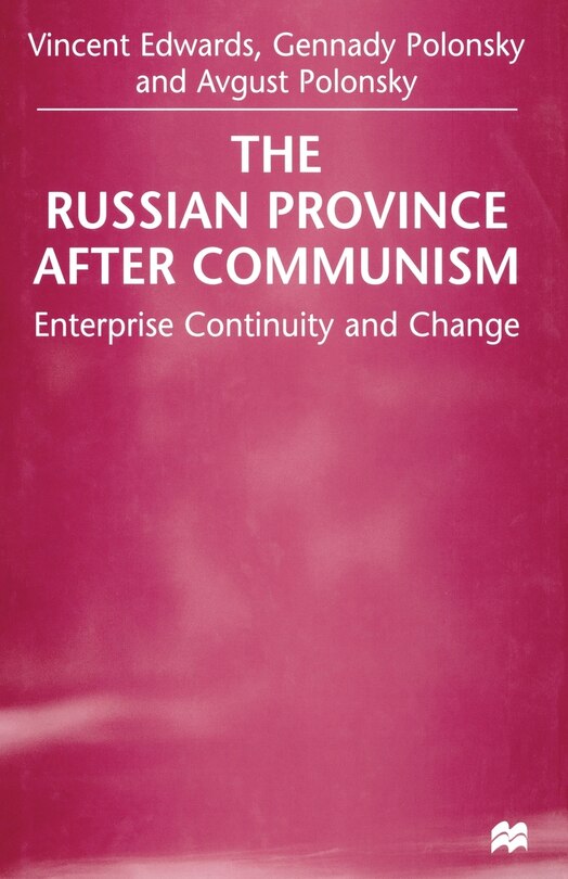 Couverture_The Russian Province After Communism