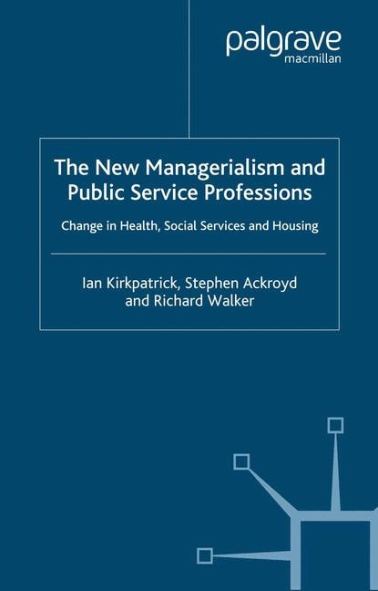 Couverture_The New Managerialism And Public Service Professions