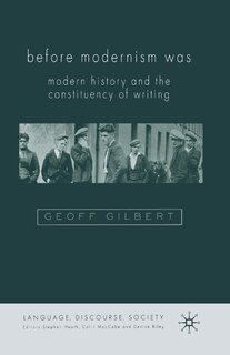Couverture_Before Modernism Was