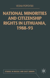 Front cover_National Minorities And Citizenship Rights In Lithuania, 1988-93