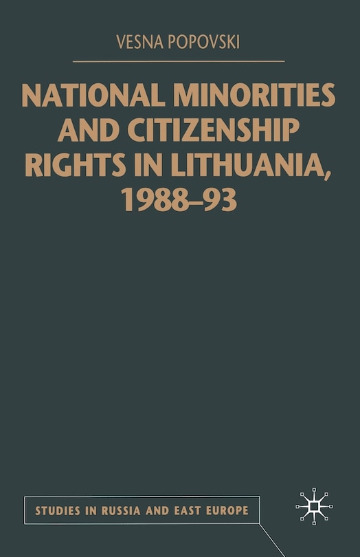 Front cover_National Minorities And Citizenship Rights In Lithuania, 1988-93