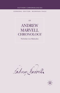 Front cover_Andrew Marvell Chronology