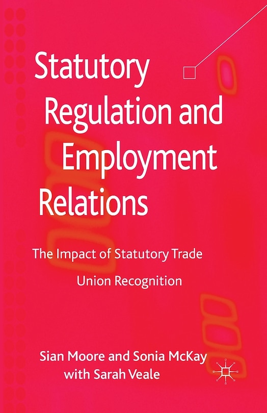 Couverture_Statutory Regulation And Employment Relations