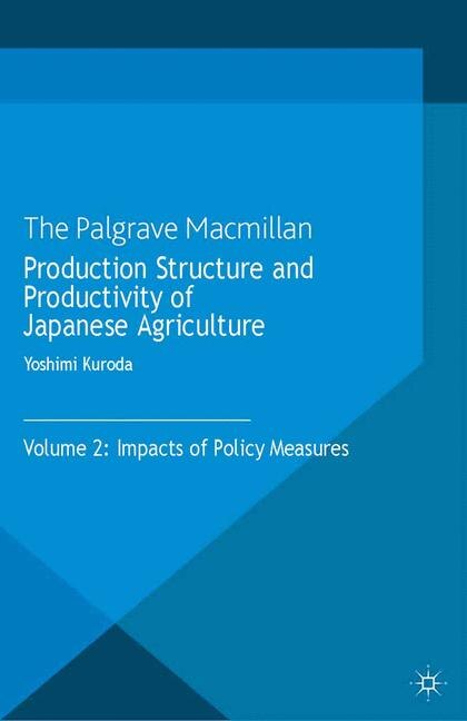 Front cover_Production Structure And Productivity Of Japanese Agriculture