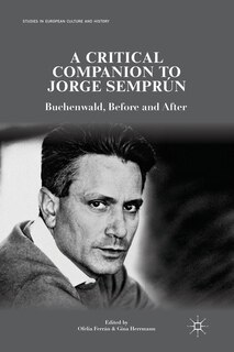 Front cover_A Critical Companion To Jorge Semprun