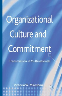 Couverture_Organizational Culture And Commitment