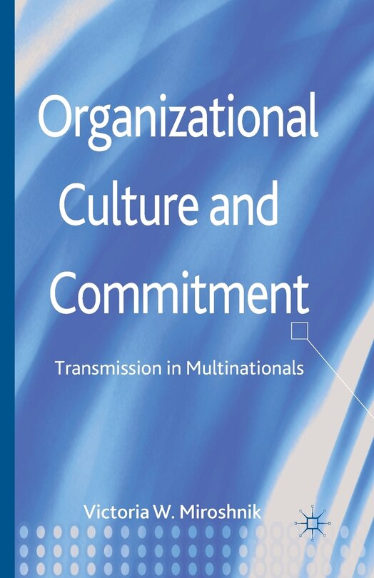 Couverture_Organizational Culture And Commitment
